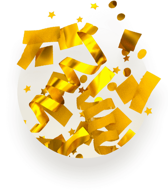 Gold 3D Confetti Handfuls Kit