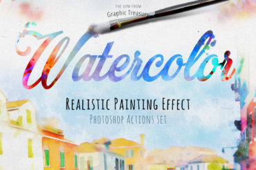 Realistic Watercolor Painting Effect